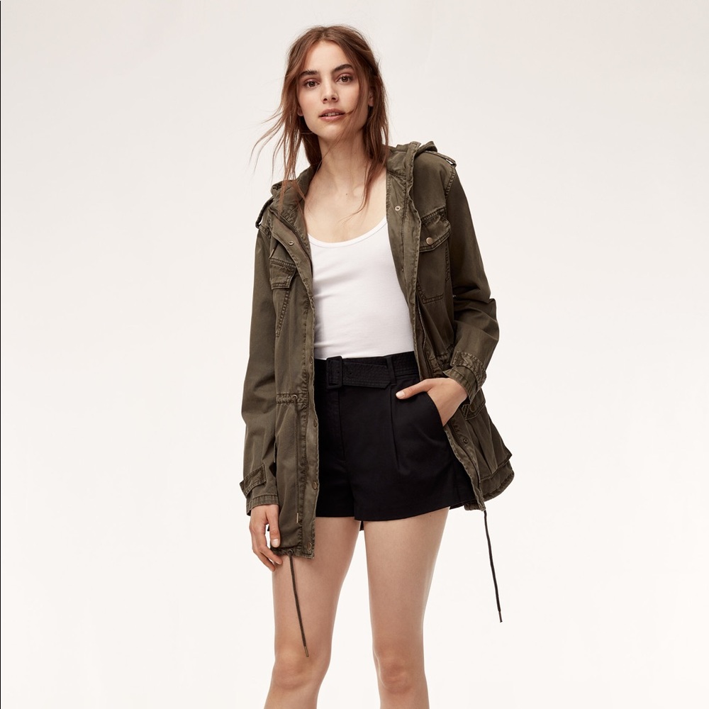 Talula Trooper Jacket (Green&Grey)